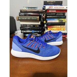 Nike Lunarglide 8 Running Shoes Blue Pink Black LunarLon Dynamic Support Women’s